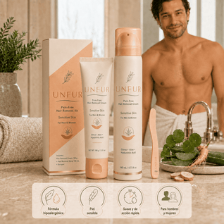 Kit de Depilación Suave 2 en 1 UNFUR