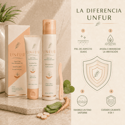 Kit de Depilación Suave 2 en 1 UNFUR