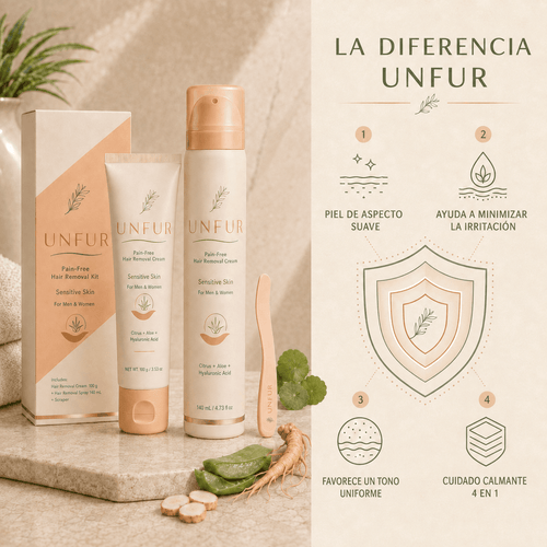 Kit de Depilación Suave 2 en 1 UNFUR