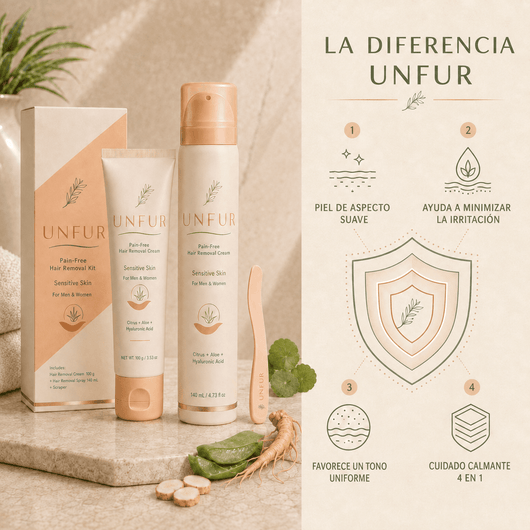 Kit de Depilación Suave 2 en 1 UNFUR