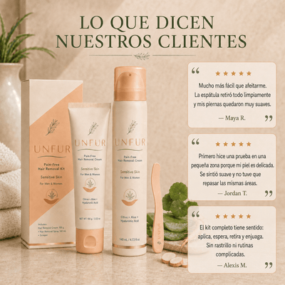 Kit de Depilación Suave 2 en 1 UNFUR
