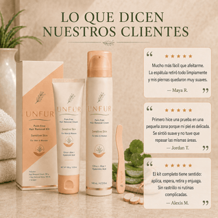 Kit de Depilación Suave 2 en 1 UNFUR